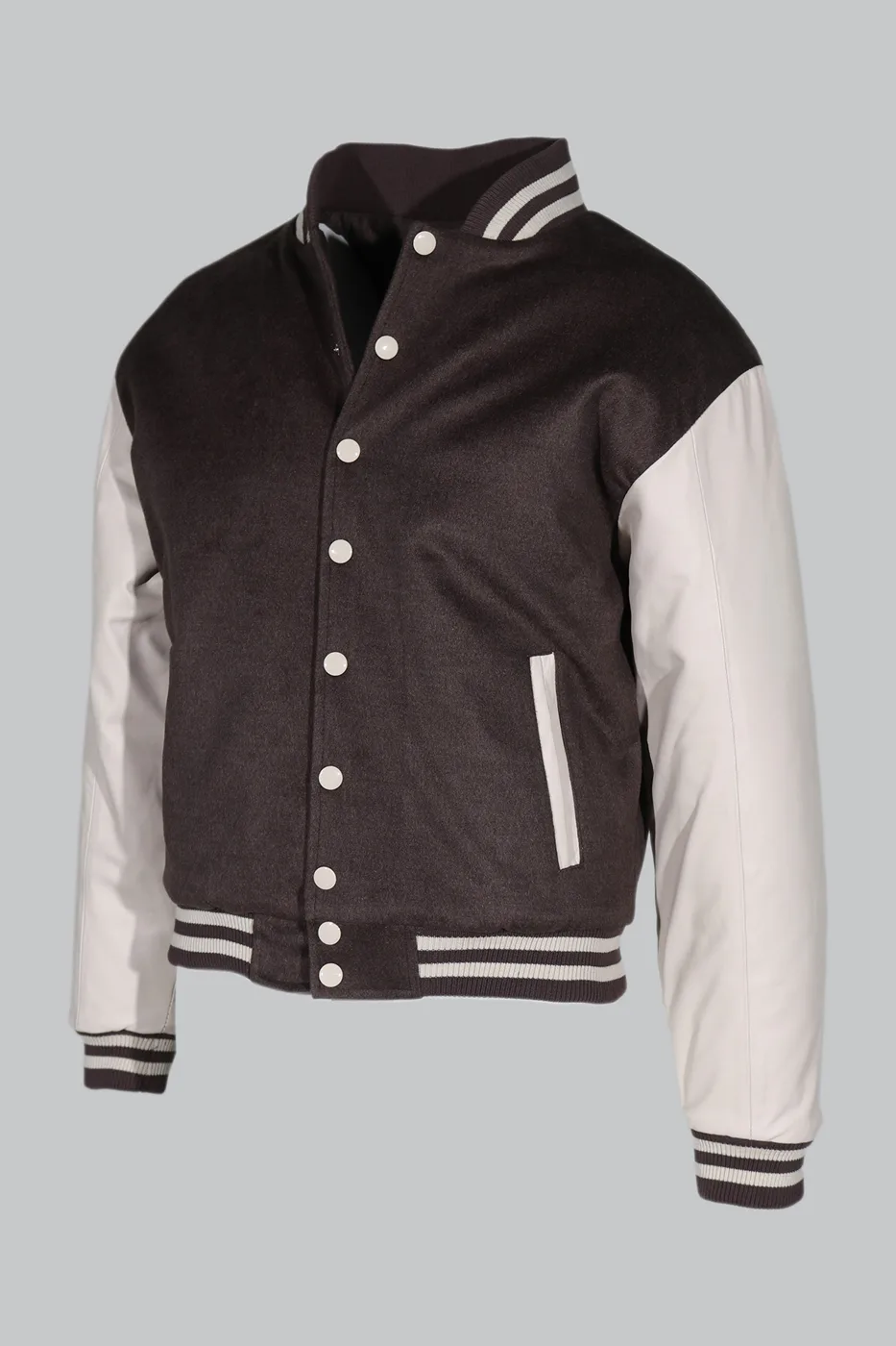 Jacket manufacturer Turkey - varsity jacket with leather sleeves