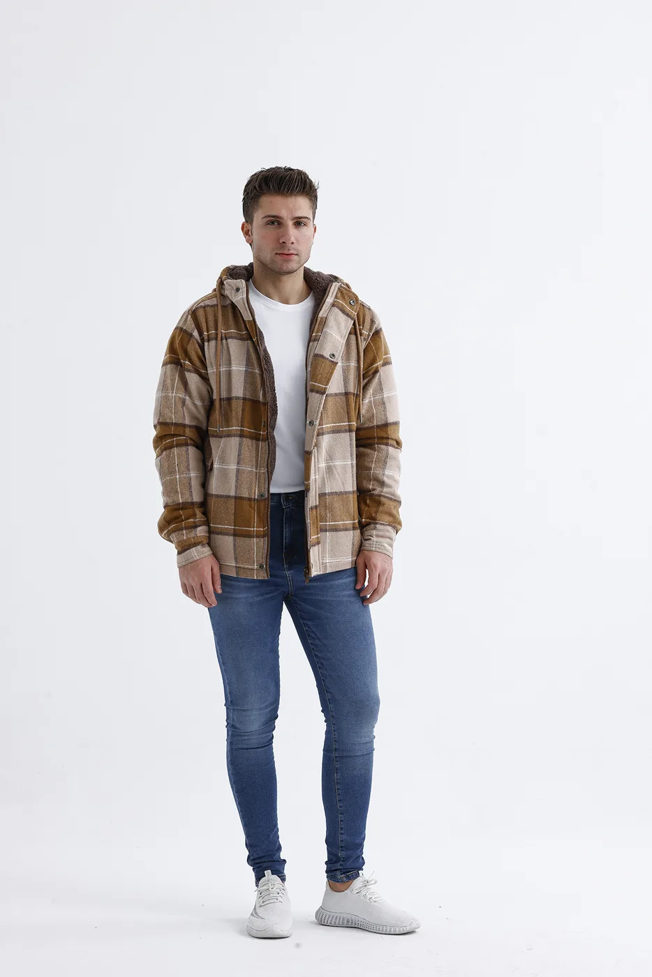 Shirt jacket manufacturer Turkey plaid